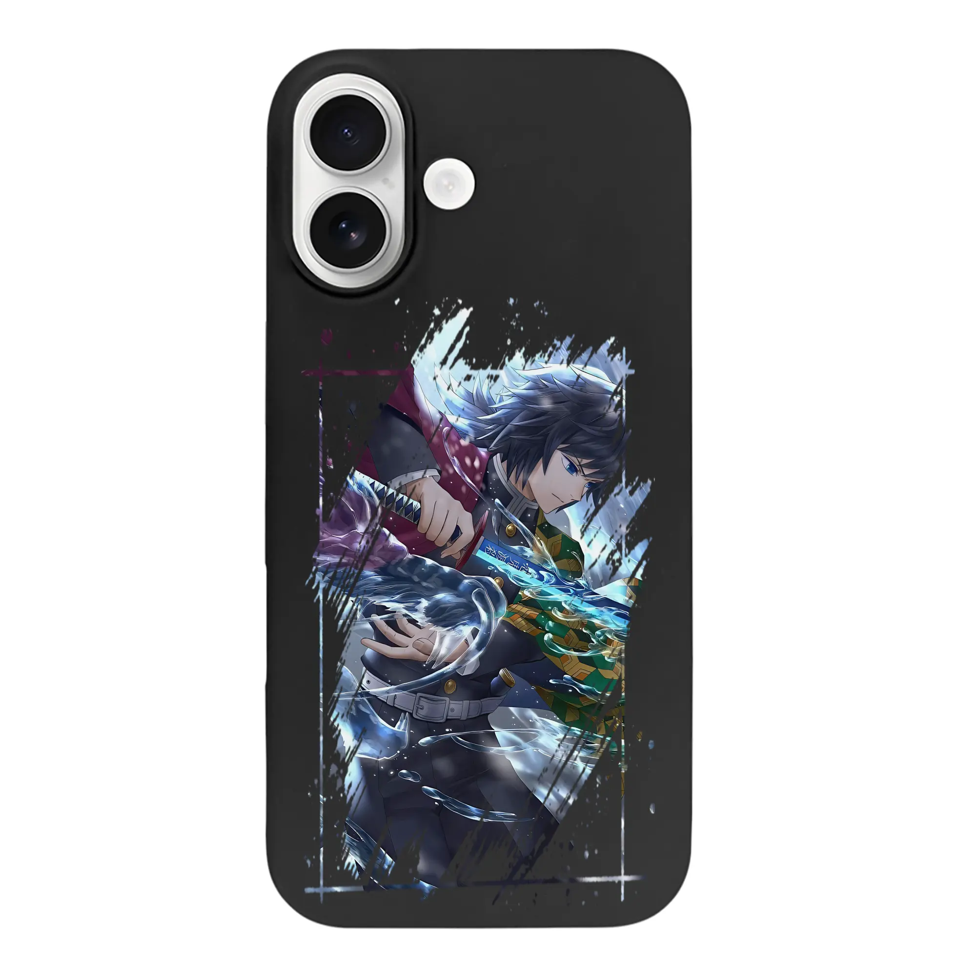 鬼滅の刃 グッズ,冨岡 義勇 - iPhone 17 シリーズ シリコンケース 薄型 耐衝撃 指紋防止 ソフトタッチカバー 精密フィット 傷防止 保護ケース iPhone 17/17 Air/17 Pro/17 Pro Max 対応